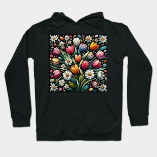 Tulip Flower Hoodie